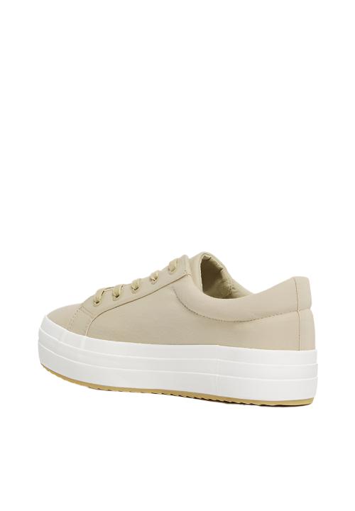 Polo 0050117 Womens Classic Canvas Sneaker Stone