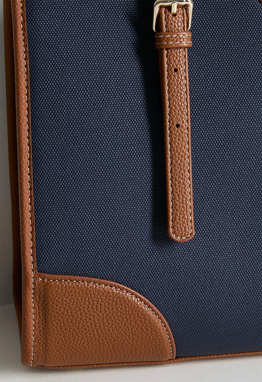 Polo Womens Cabana Book Tote In Blue