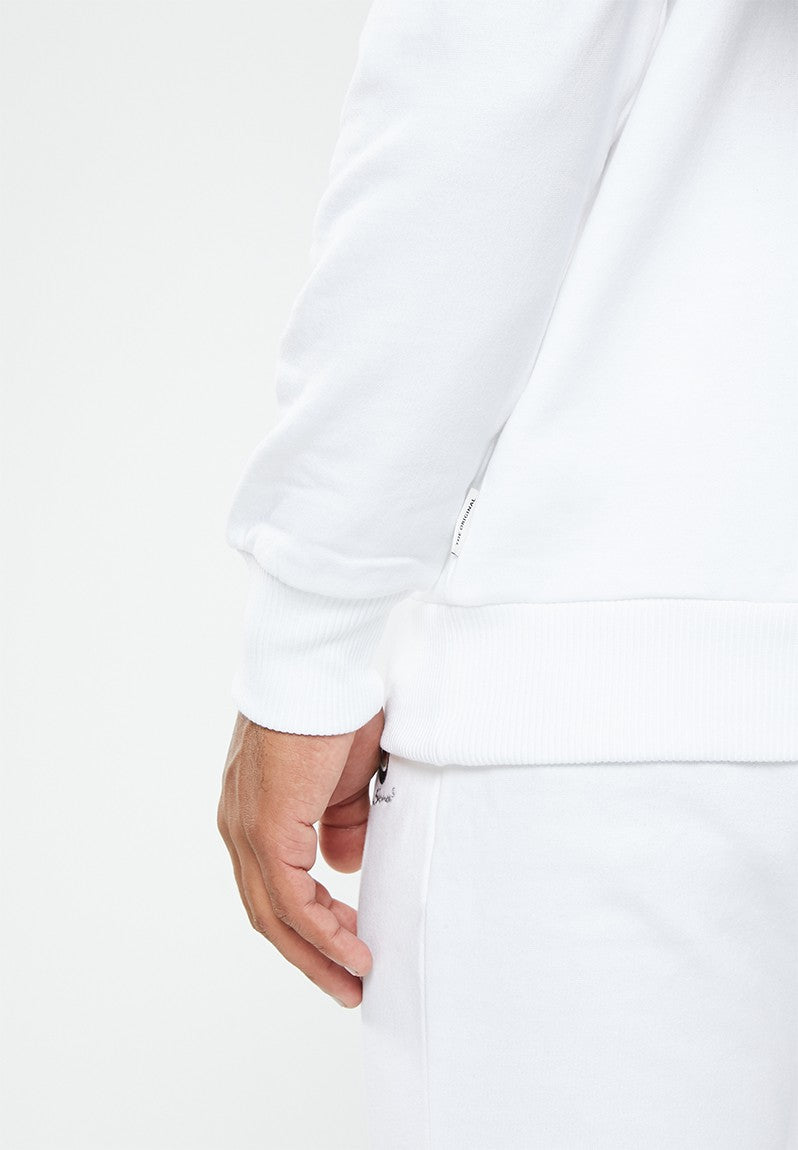 Ben Sherman  Mens Target Crew Sweater White