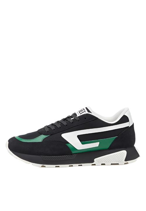 Diesel Y03345Pr173 Mens S-Tyche Sneakers Black & Green