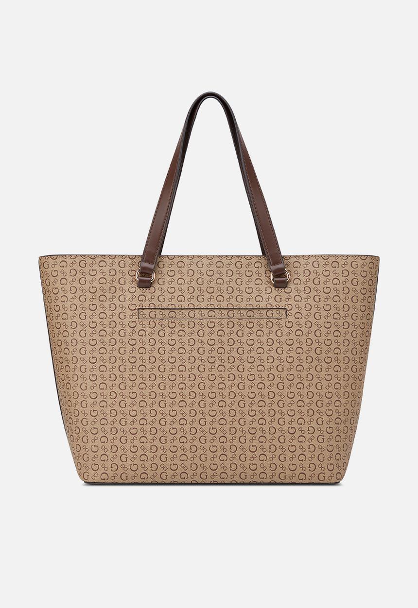 Guess Isabella Tote Bag In Walnut