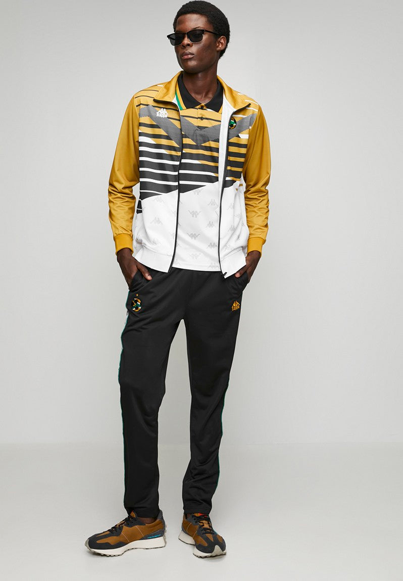 Kappa Bafana 30th Anniversary Jacket In Gold Multi