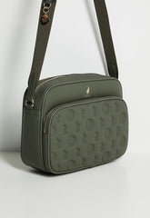 Polo Womens Luna Utility Crossbody Bag In  Olive
