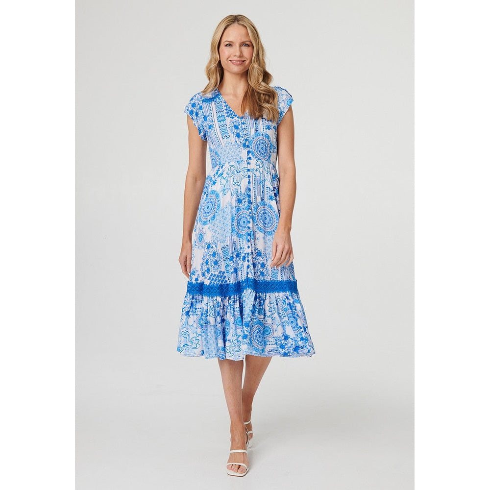 Stella Morgan Ladies Dress In Blue
