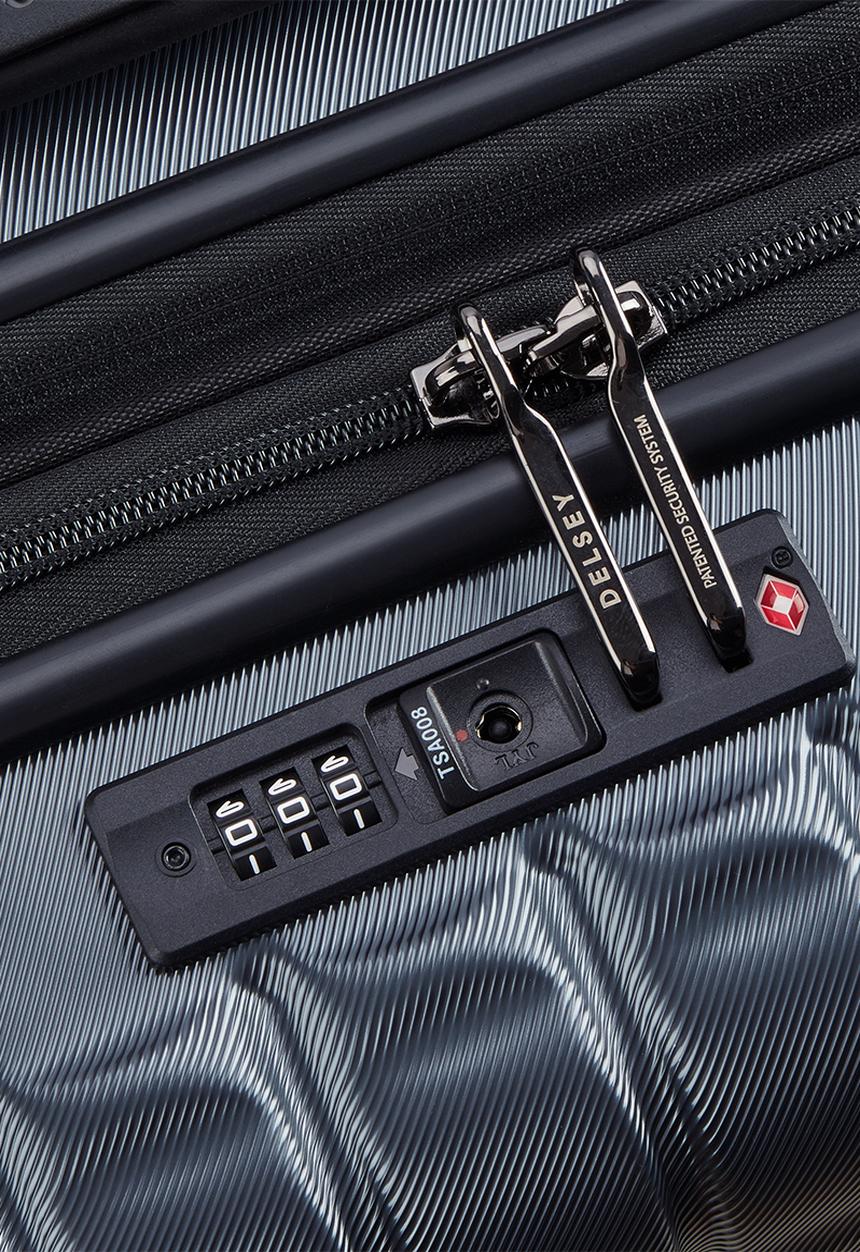 Delsey Paris Longitude Trolley Case In Charcoal