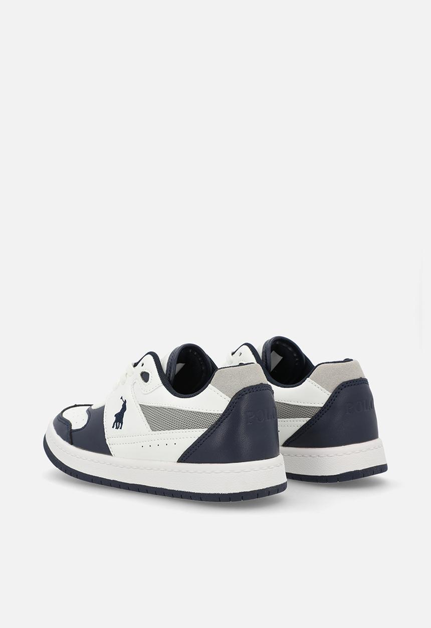 Polo Boys Block Court Sneaker In White