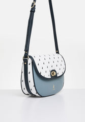 Polocasablanca Saddle Crossbody  Blue