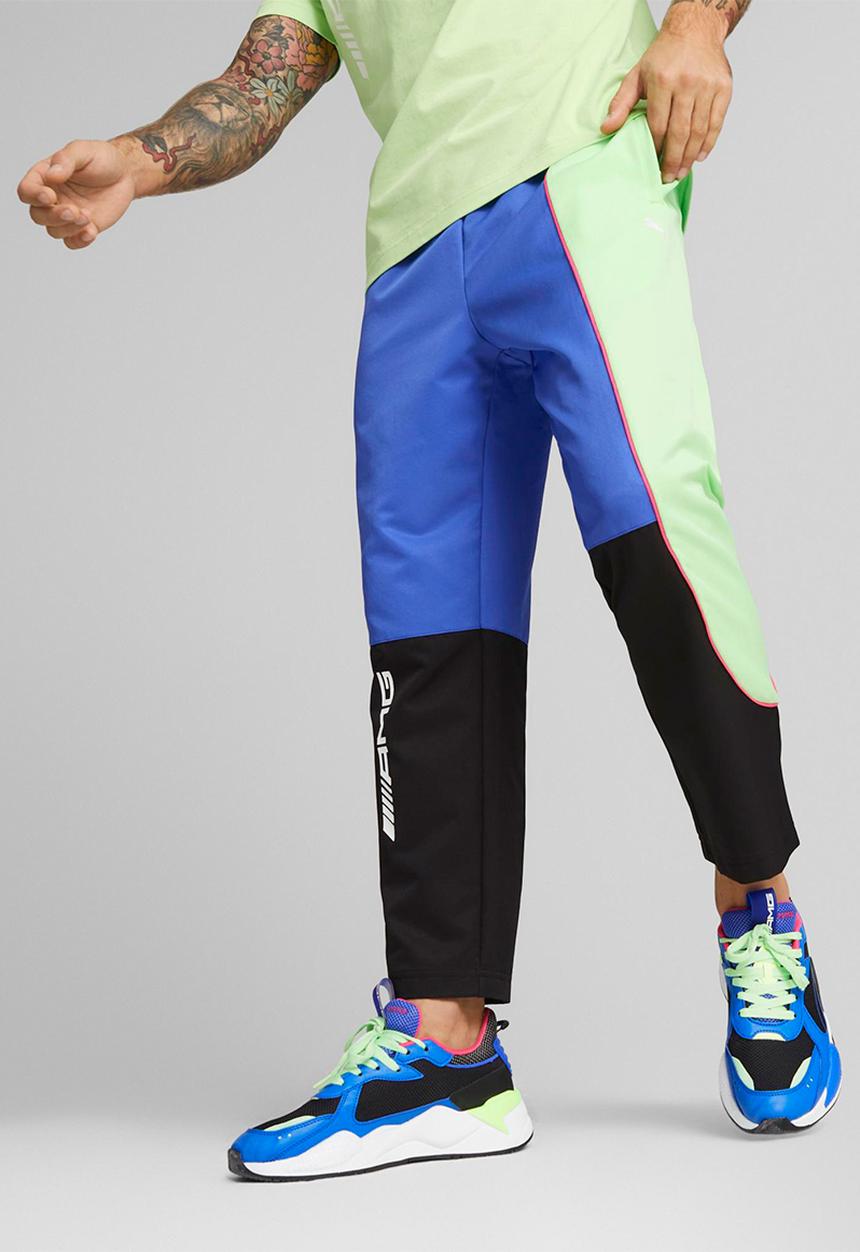 Puma Mens Amg Woven Pants In Royal Multi
