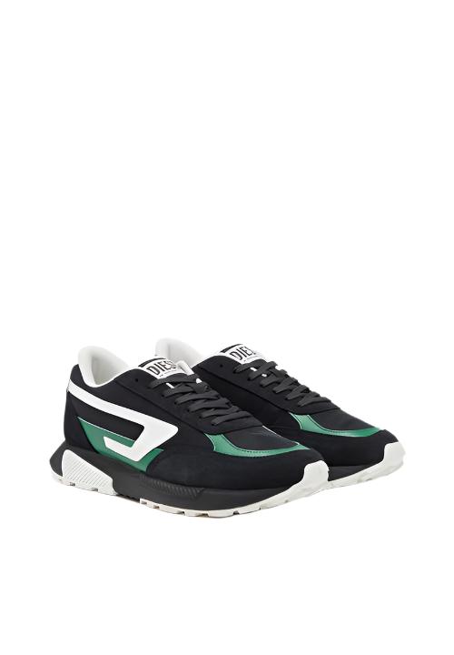 Diesel Y03345Pr173 Mens S-Tyche Sneakers Black & Green