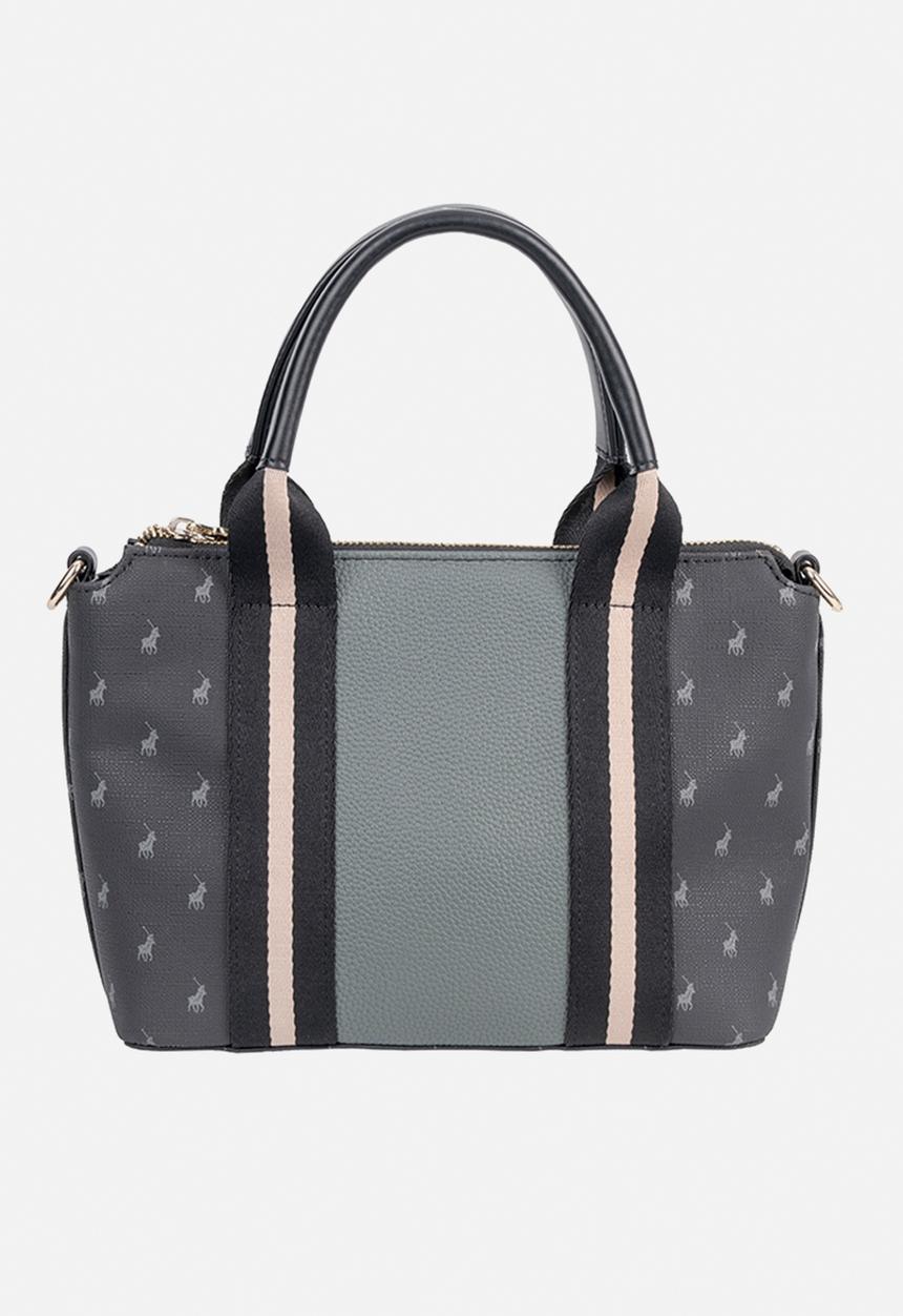 Polo Womens Isla Small Shopper Crossbody Bag In Black