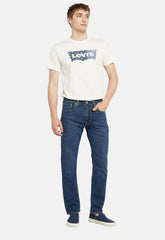 Levis Mens 502 Taper  Part The Sea Jeans In Blue