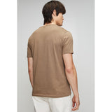 Polo Mens Essential Crew Neck Short Sleeves T-Shirt In Taupe