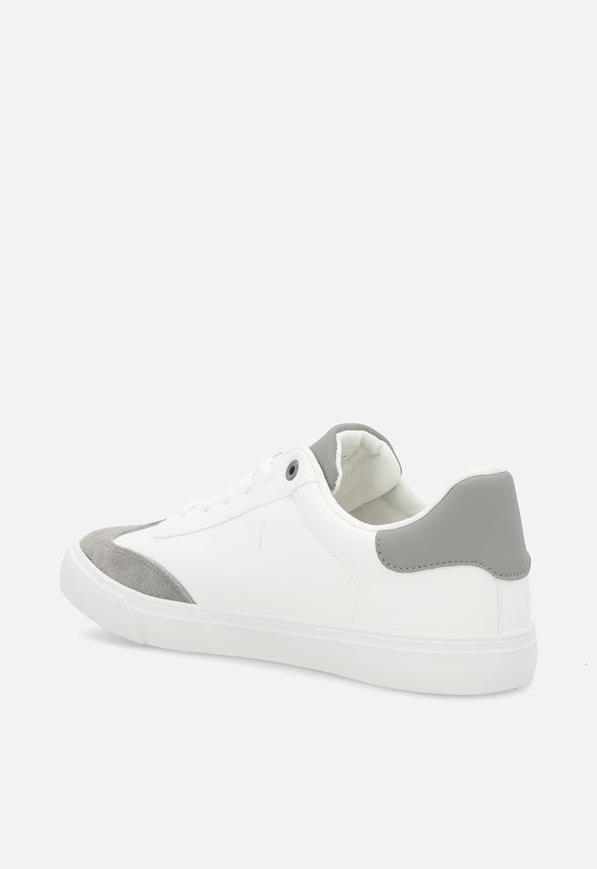 Polo Mens Rubberized Sneakers In White