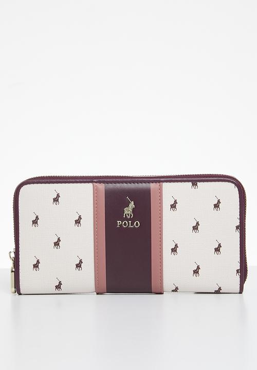 Polo Camden Zip Aound Purse  Cream