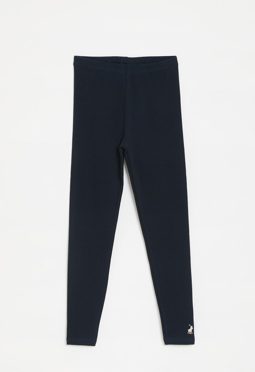 Polo Girls Victoria Full Length Leggings In Navy