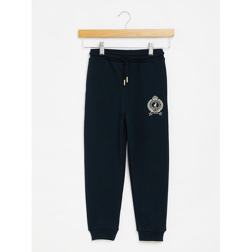 Polo Boys Bruce Crested Jogger In Navy