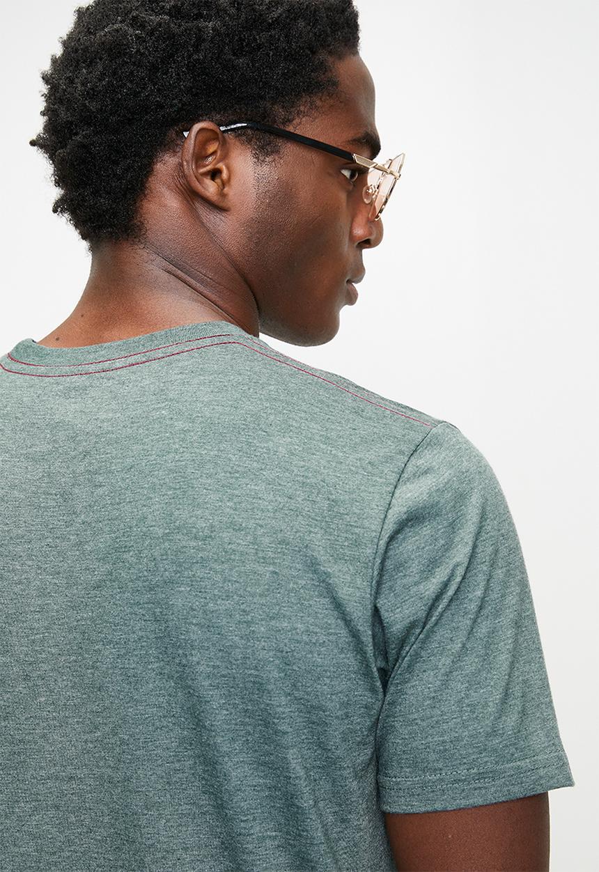 Rvca Big Rvca Ss Red Stitch Balsam Green