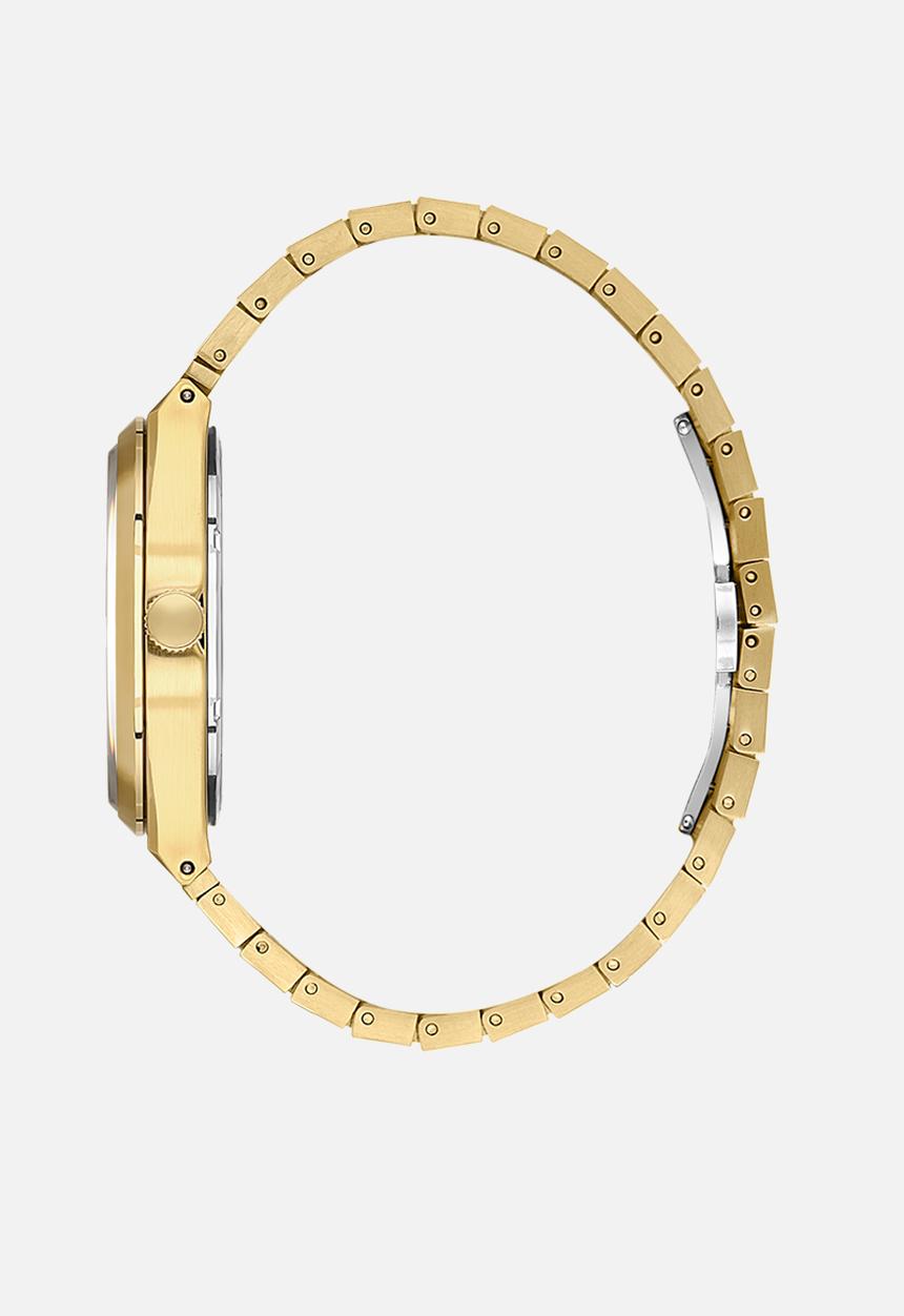 Daniel Klein Mens Watch in Gold With Black Dial