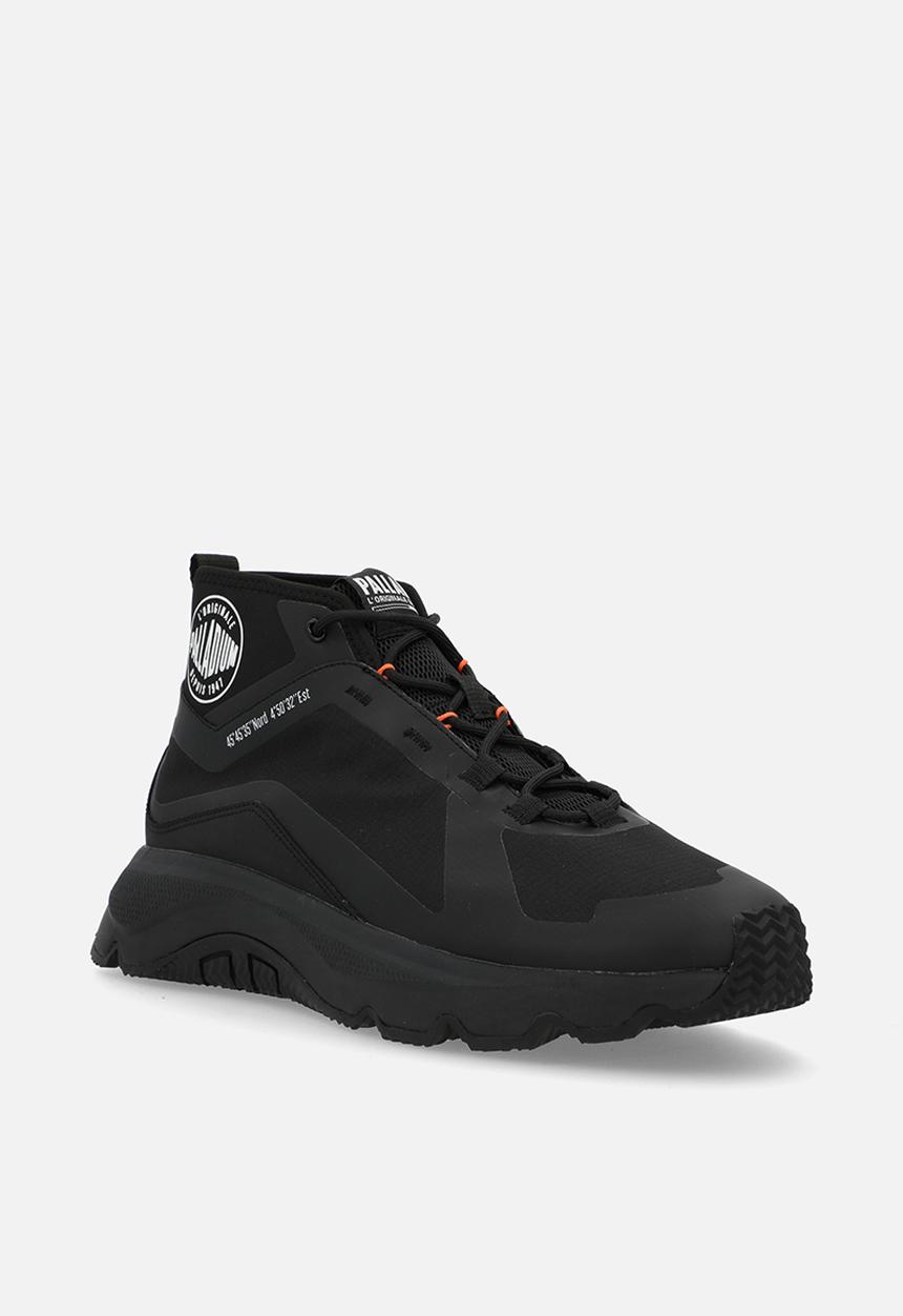 Palladium Mens Thunder Mid Shoes In Black