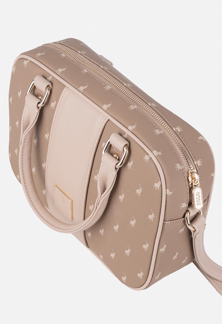 Polo Kensington Camera Bag with Top Handle In Brown