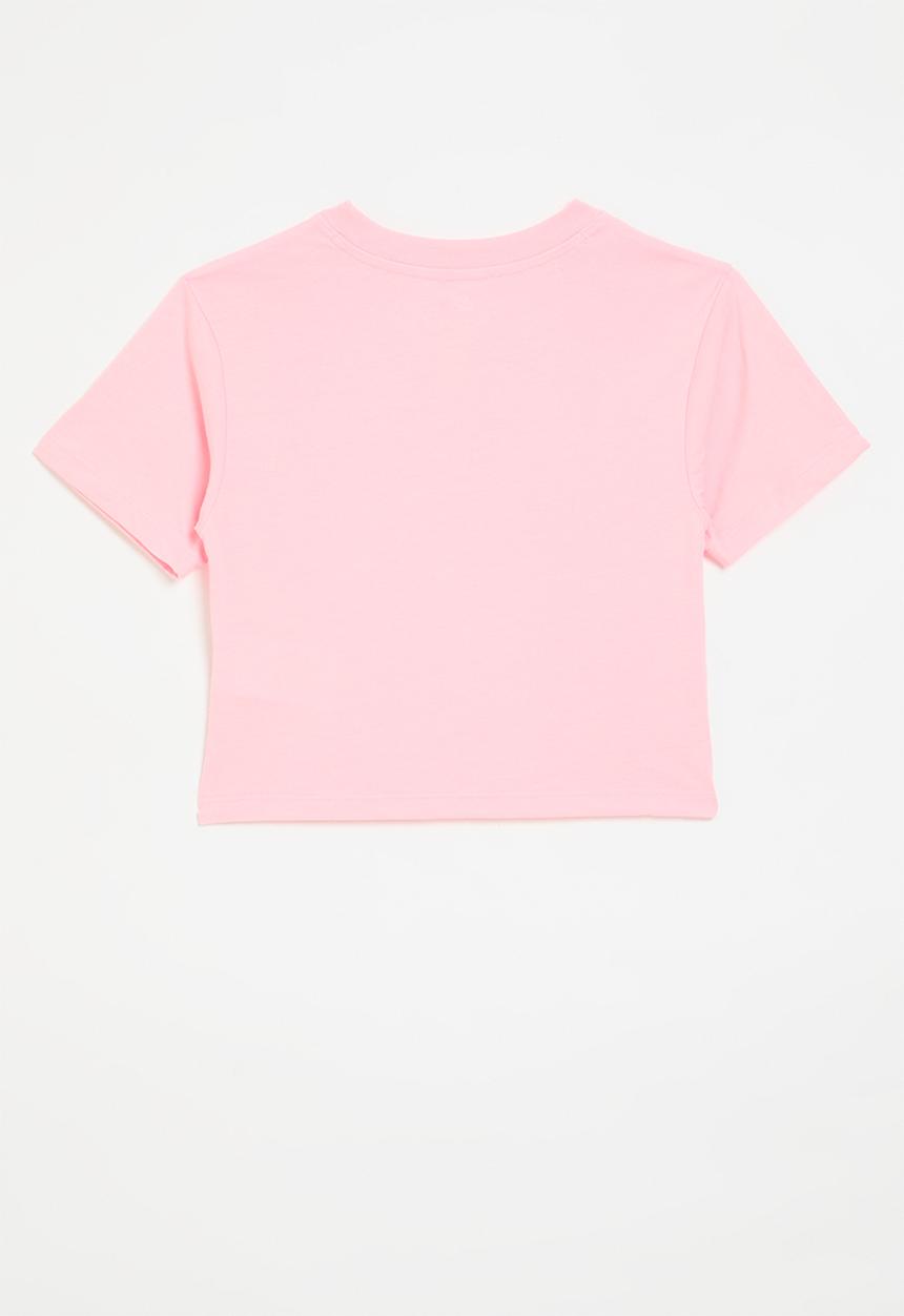 Nike Girls Hbr Club Boxy T-Shirt In Soft Pink