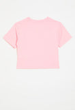 Nike Girls Hbr Club Boxy T-Shirt In Soft Pink