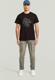 G-Star Raw Mens Black Hd Print R T-Shirt