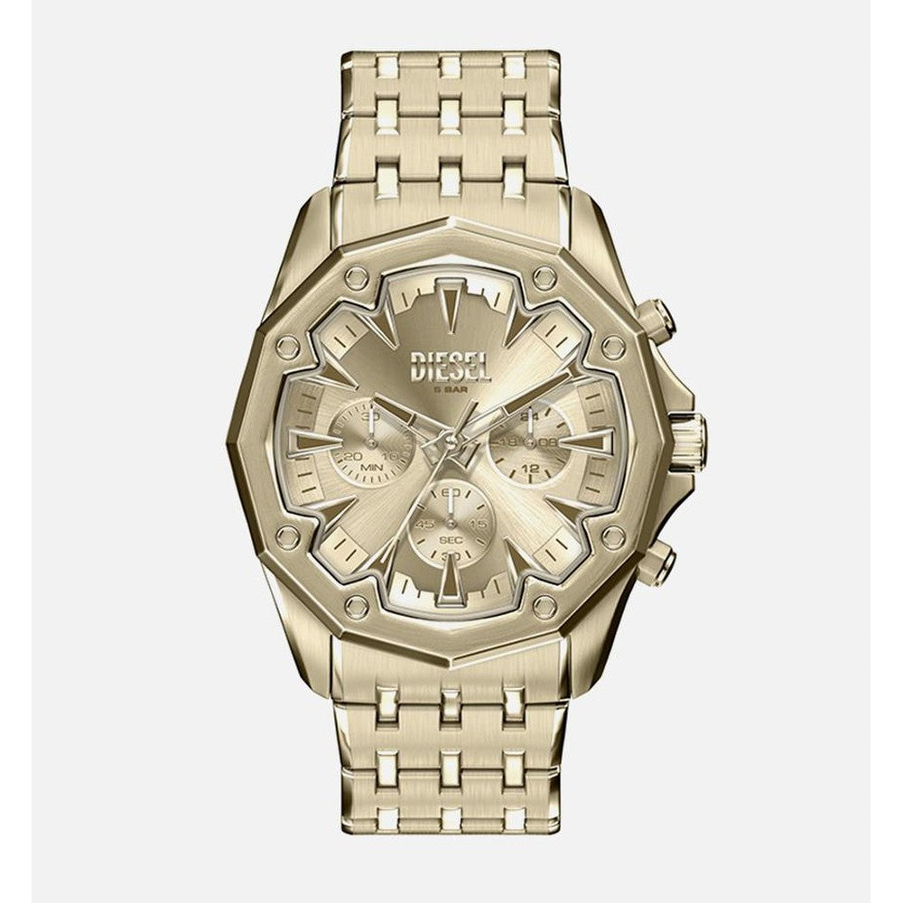 Diesel Mens Stinger Advance Fancy Watch In Gold