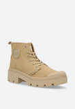 Palladium Womens Pallabase Twill Shoes In Caramel