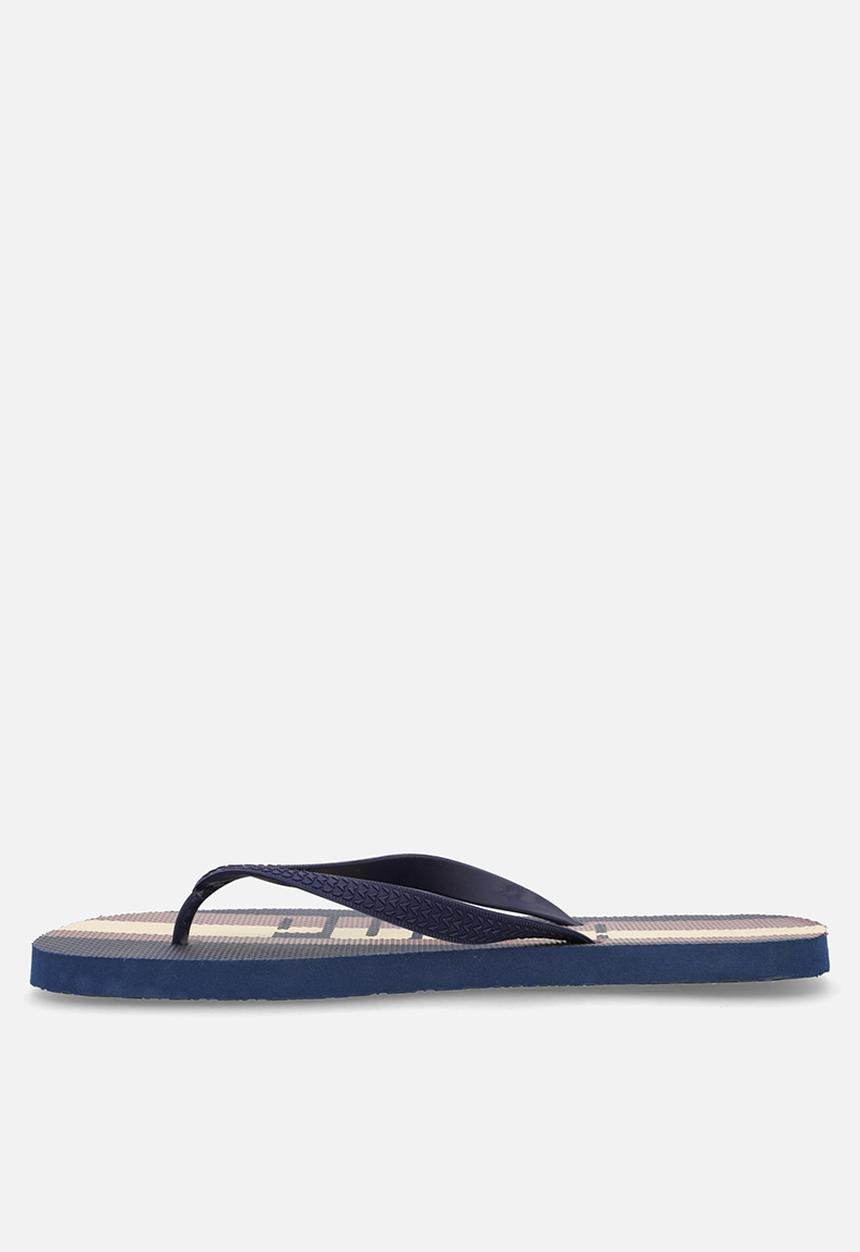 Puma Mens First Flip Orbit Sandals In Peacoat/Chilli