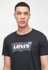 Levis Mens Graphic Crewneck T-Shirt In  Black