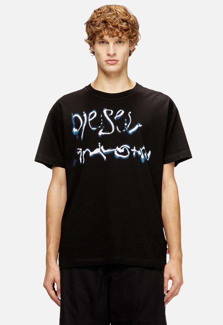 Diesel Mens Norm V8 T-Shirt In Black