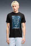 Puma Mens Graphic Box T-Shirt In Black