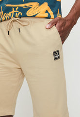 Soviet Mens Beserk Track Shorts In Safari