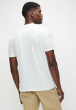 Ben Sherman Mens Disk Foil T-Shirt In White