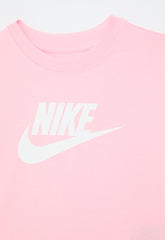 Nike Girls Hbr Club Boxy T-Shirt In Soft Pink