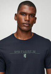 Pringle Mens Gerald Embroidery T-shirt In Navy