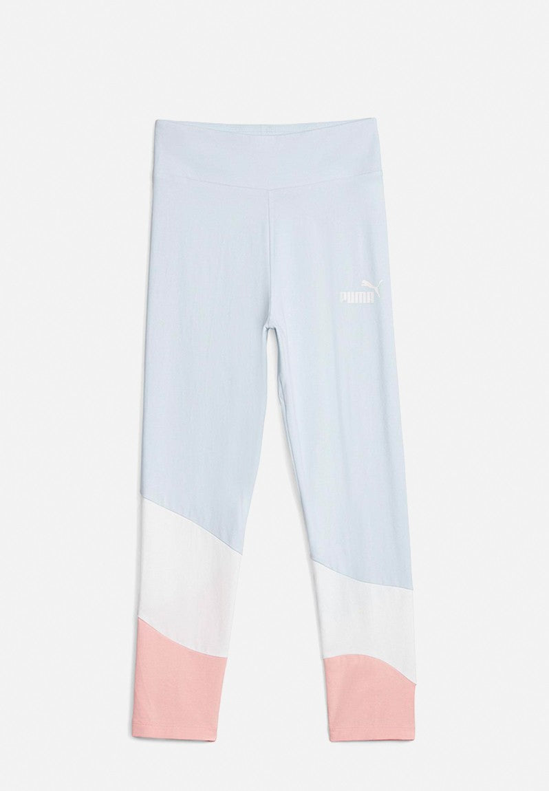 Puma Kids Power Cat Leggings In Light Blue