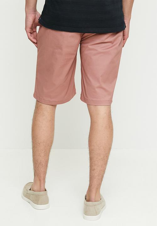 Polo Mens Essential Dark Pink Chino Short