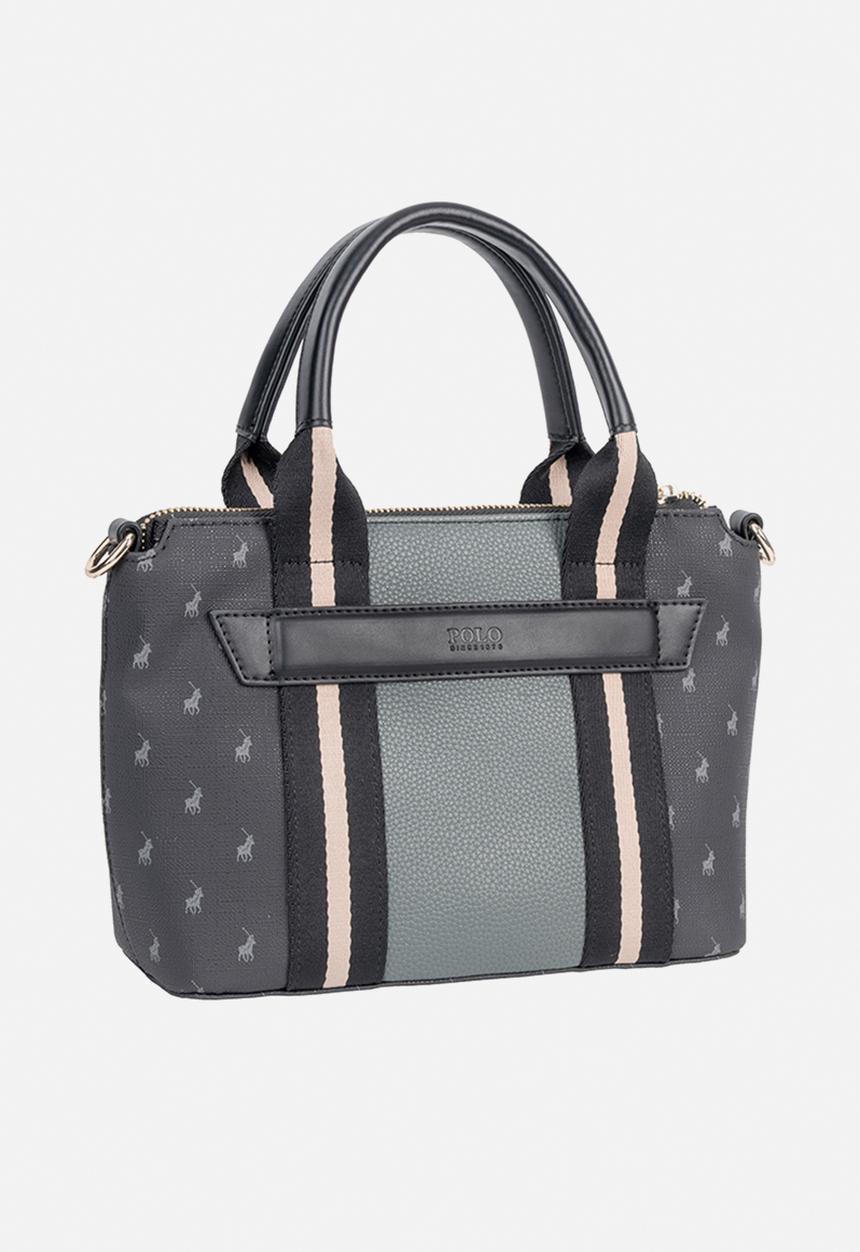 Polo Womens Isla Small Shopper Crossbody Bag In Black
