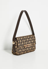 Guess Tracie Shoulder Bag Brown