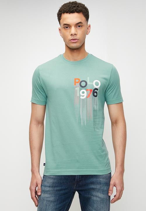 Polo Drip Pony Mens T-Shirt In Aqua