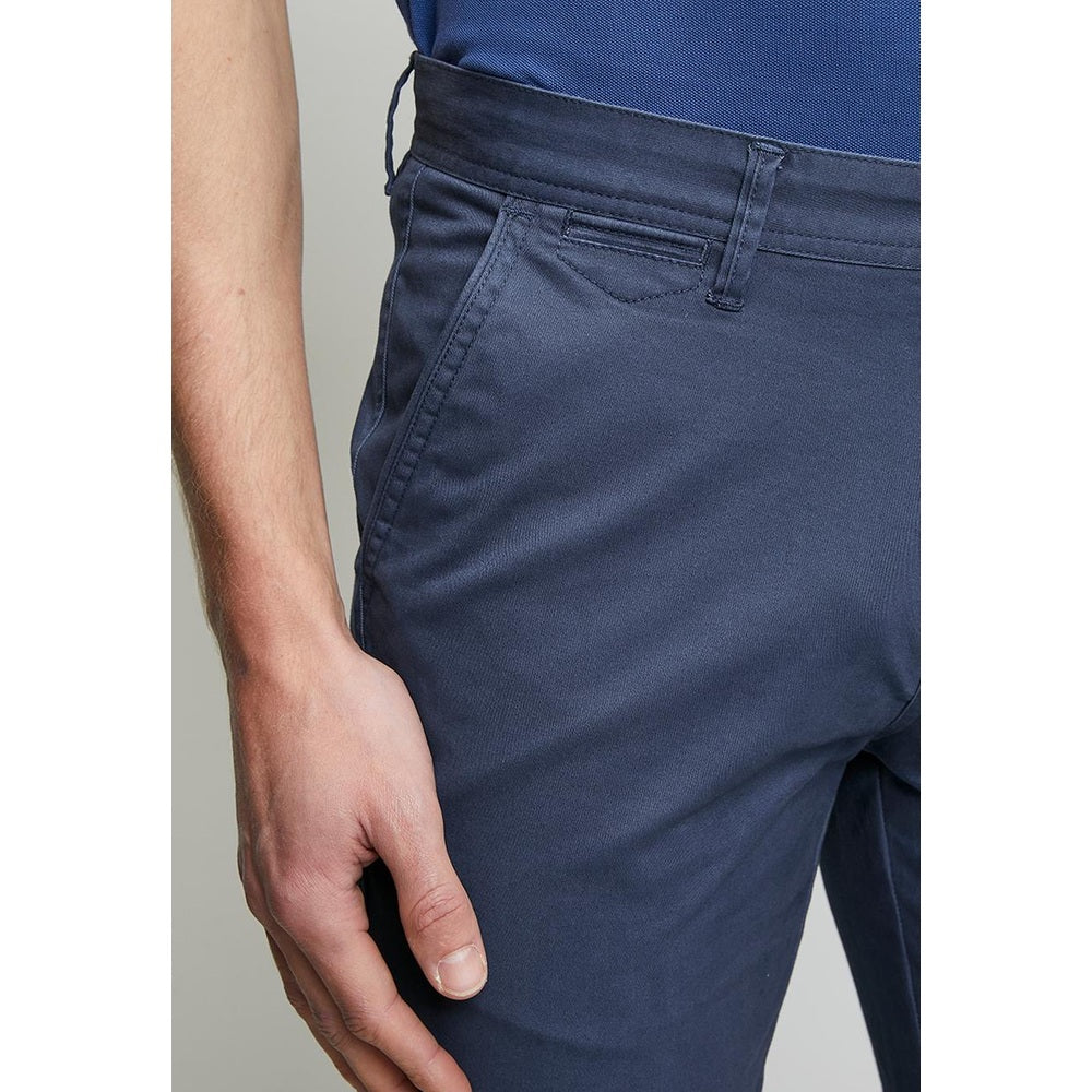 Pringle Mens Jorge Tailored Fit Chino In Blue