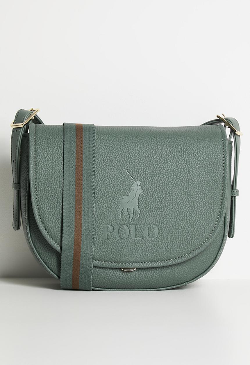 Polo Womens Tahoe Saddle Crossbody Bag In Pine