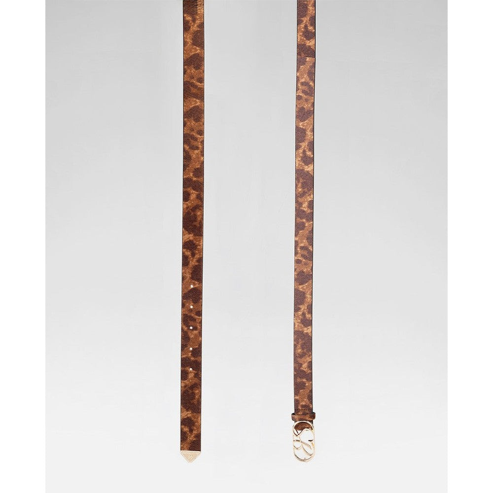Sissy Boy Animal Leopard Belt In Tan