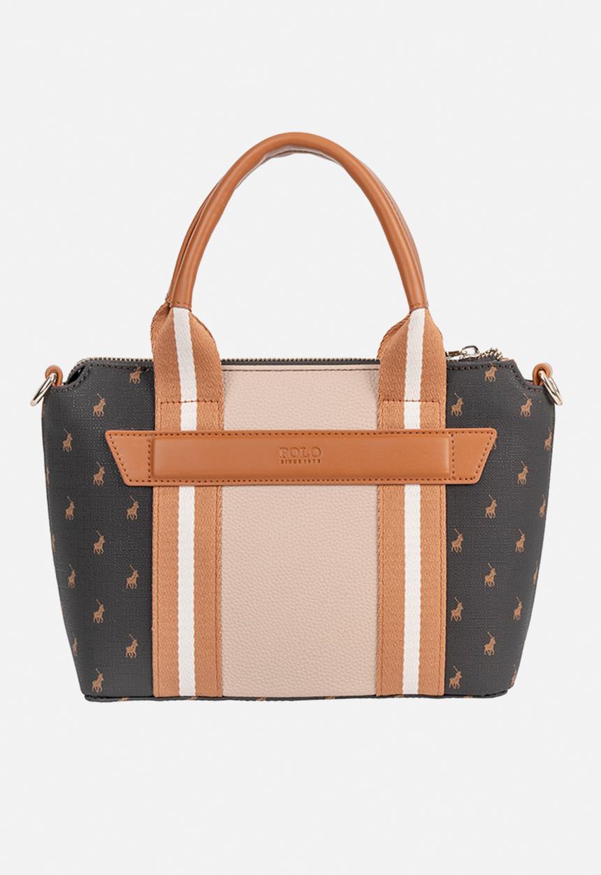 Polo Womens Isla Small Shopper Crossbody Bag In Brown