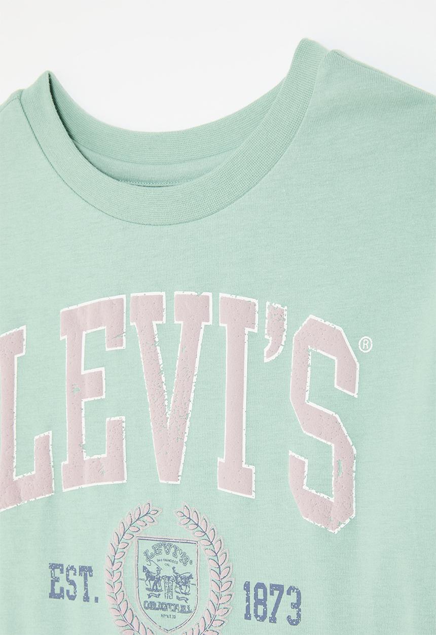 Levis Girls Collegiate Meet & Greet T-Shirt In Blue