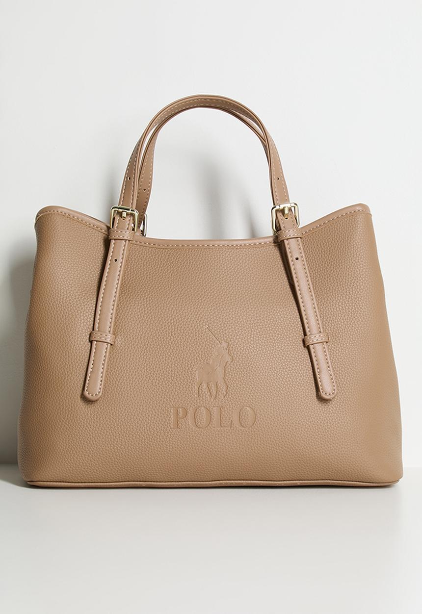 Polo Womens Tahoe Shopper Handbag In Cinnamon