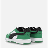Puma Boys Rebound Slam Lo Ac Ps Sneakers In Green/Black/White