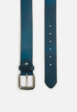 Ben Sherman Men Target Emboss Leather Belt Cobalt